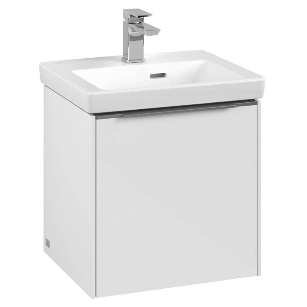 Cutout image of Villeroy & Boch Subway 3.0 Brilliant White Wall-Hung Vanity Unit & Basin