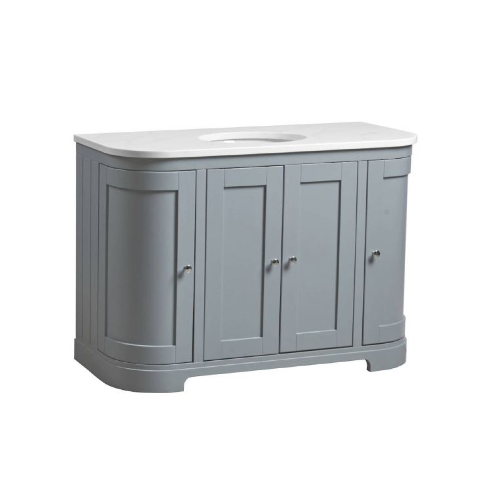 Tavistock Lansdown 1200mm Curved Underslung Single Basin Vanity Unit & Worktop