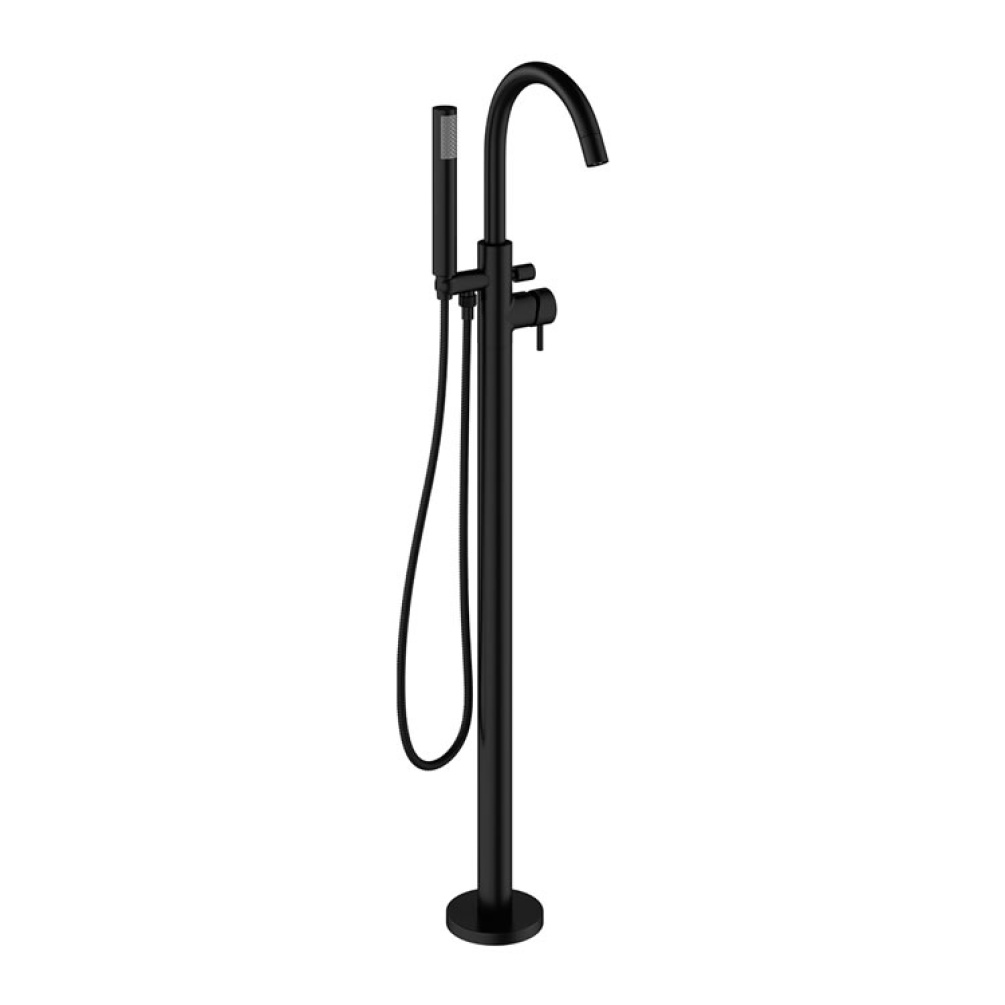 Crosswater MPRO Matt Black Floorstanding Bath Shower Mixer - Image 1