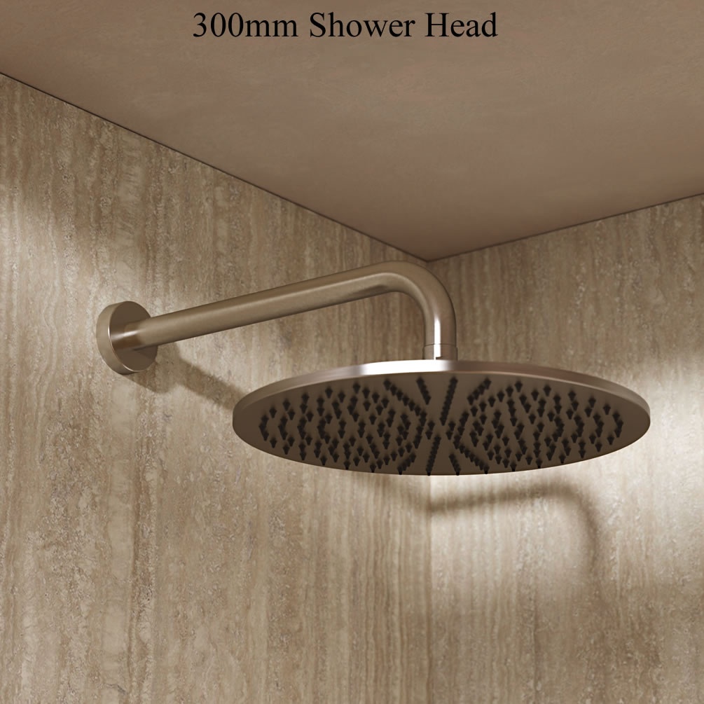 Lifestyle image of Crosswater Crossbox Brushed Nickel Dual Outlet Rainfall Shower Set