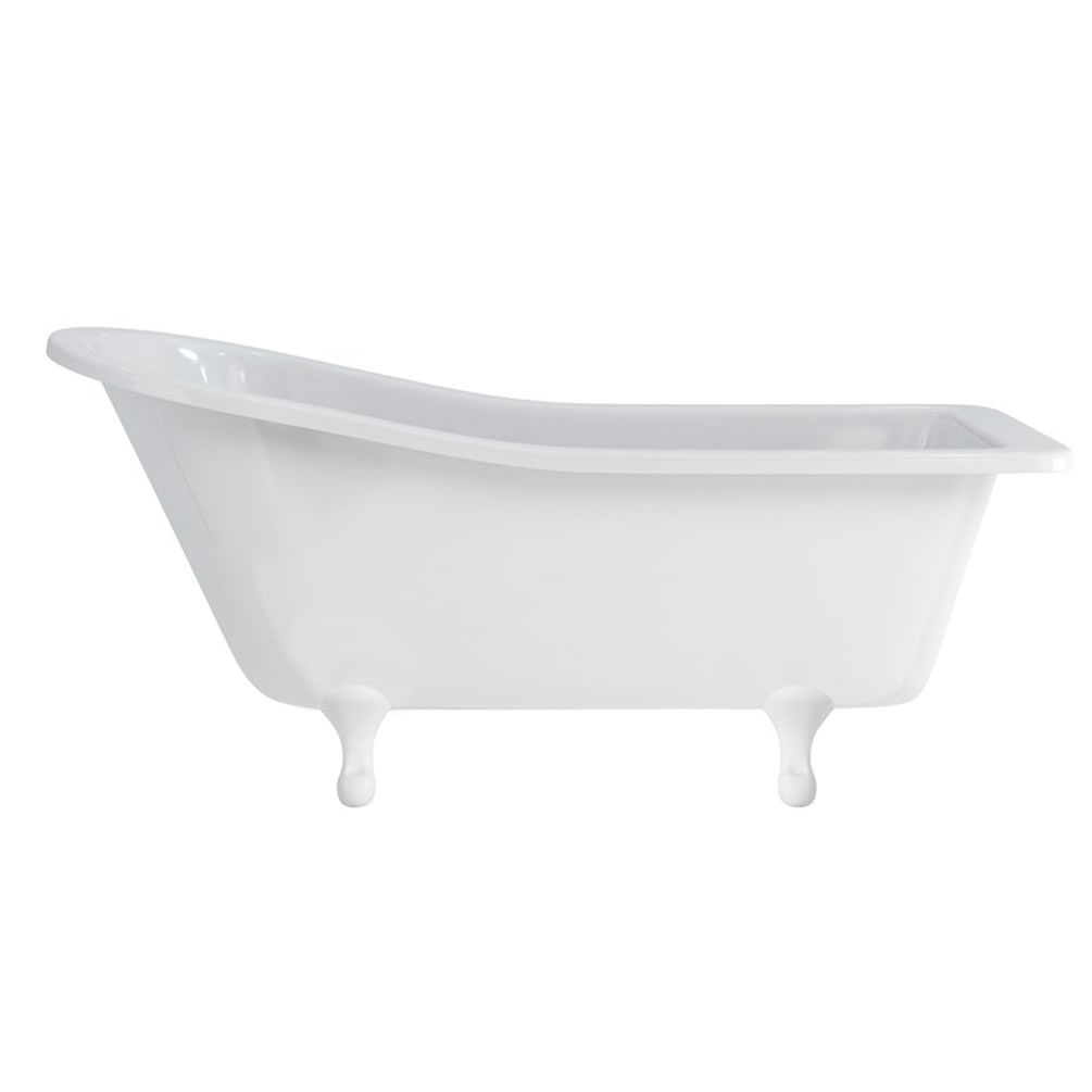 Burlington Buckingham Freestanding Bath With White Classical Feet
