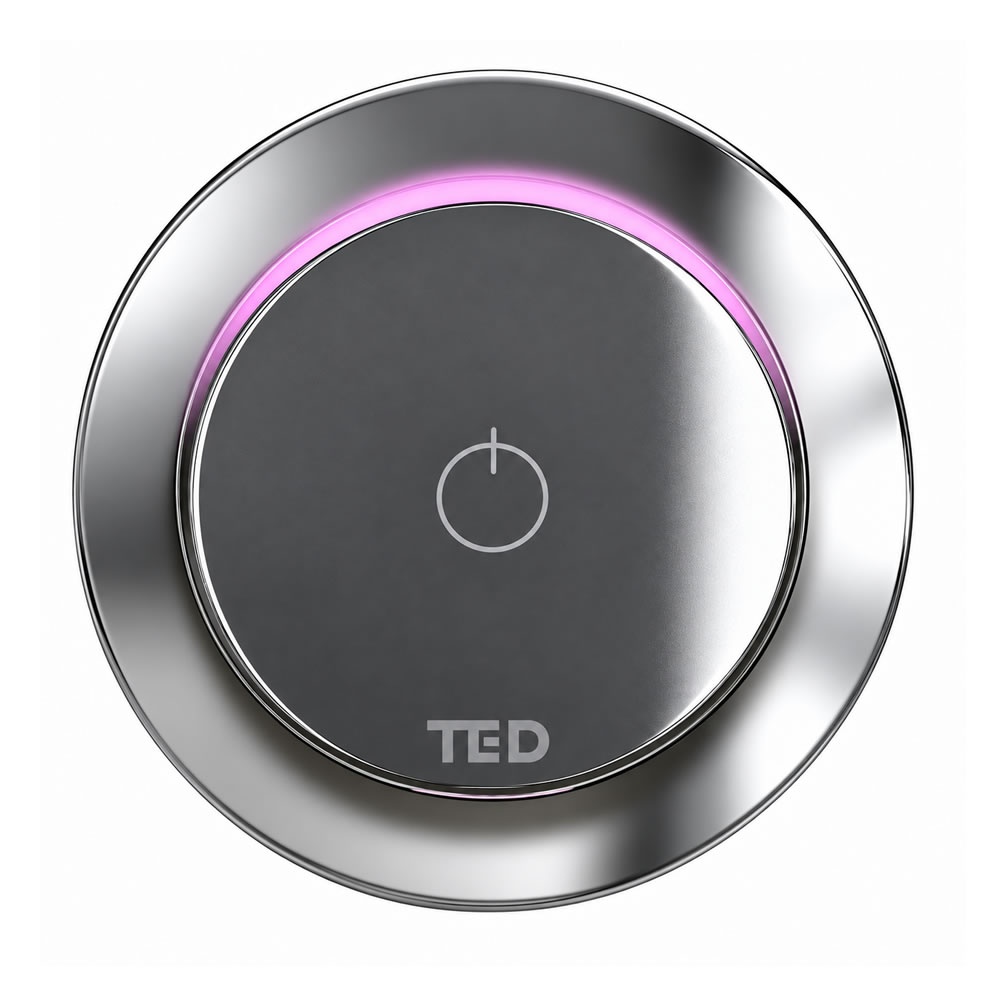 Cutout image of TED TOGO Chrome Single Outlet Digital Shower Valve
