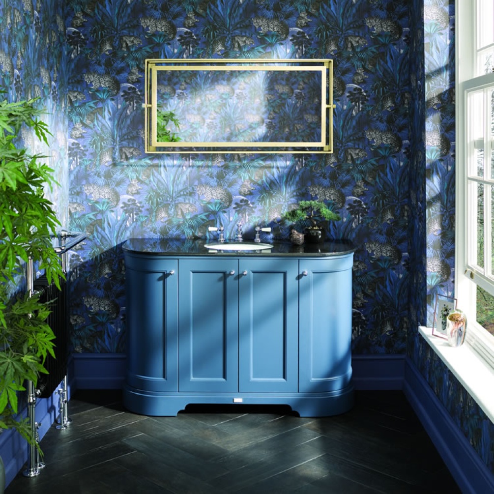 Bayswater 1200mm 4 Door Curved Basin Cabinet