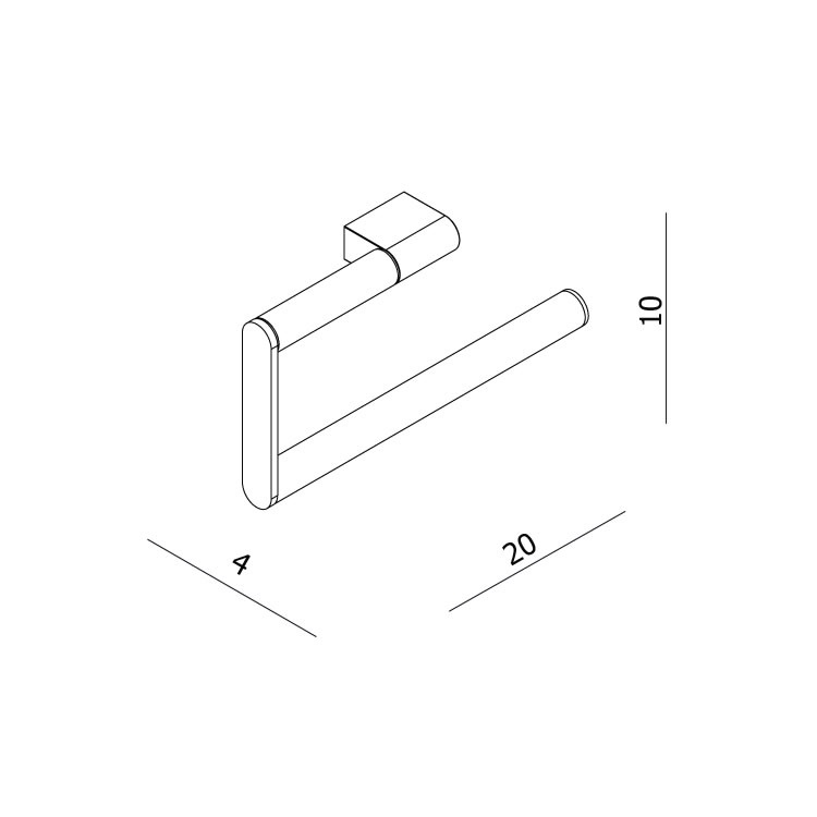 Crosswater MPRO Brushed Brass Towel Ring Sanctuary Bathrooms