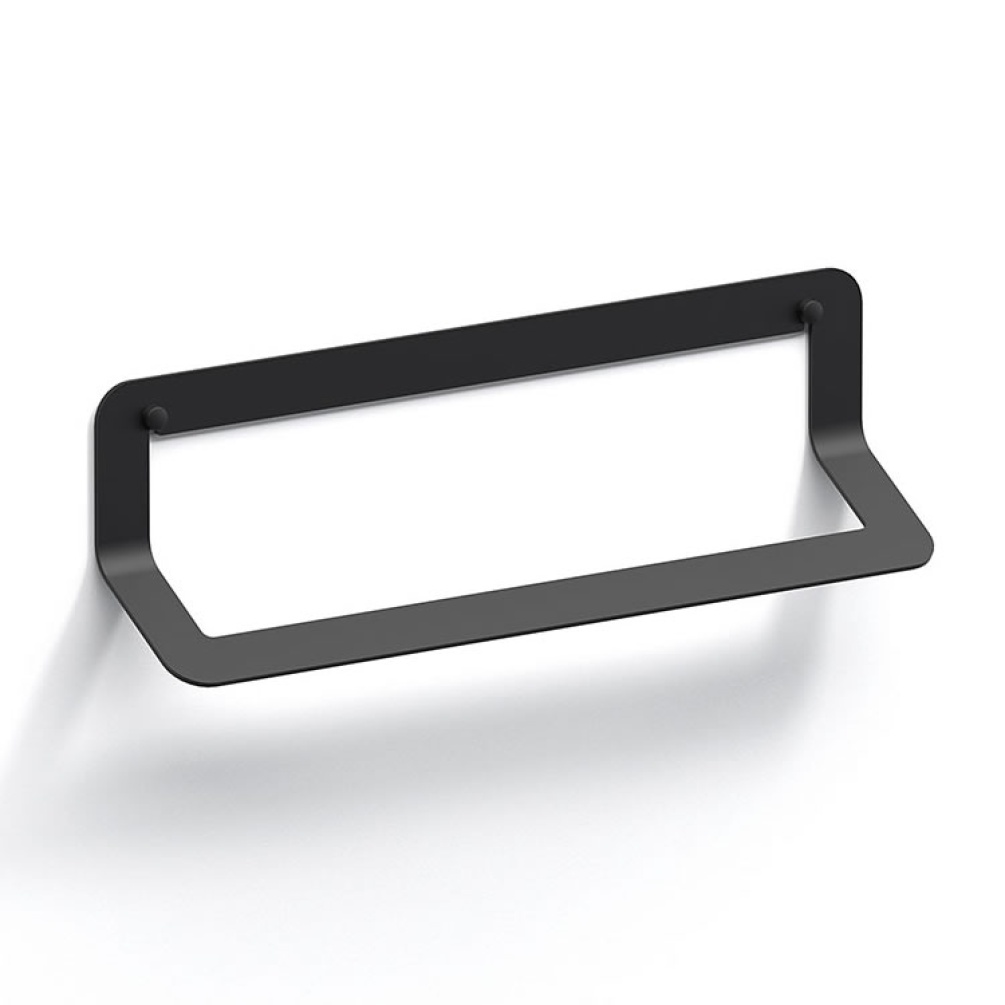 Cutout image of Origins Living Sonia Quick Towel Rail 45cm Black.