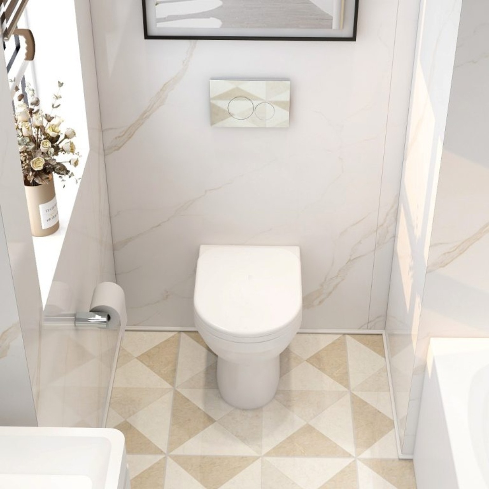 Imex Ivo Short Projection Back to Wall Toilet Lifestyle 1
