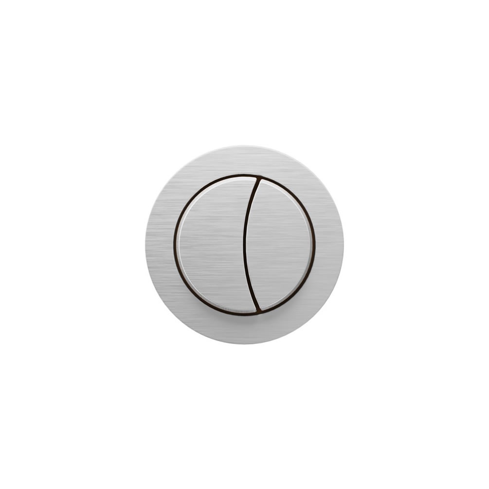 Crosswater Brushed Stainless Steel Dual Flush Button