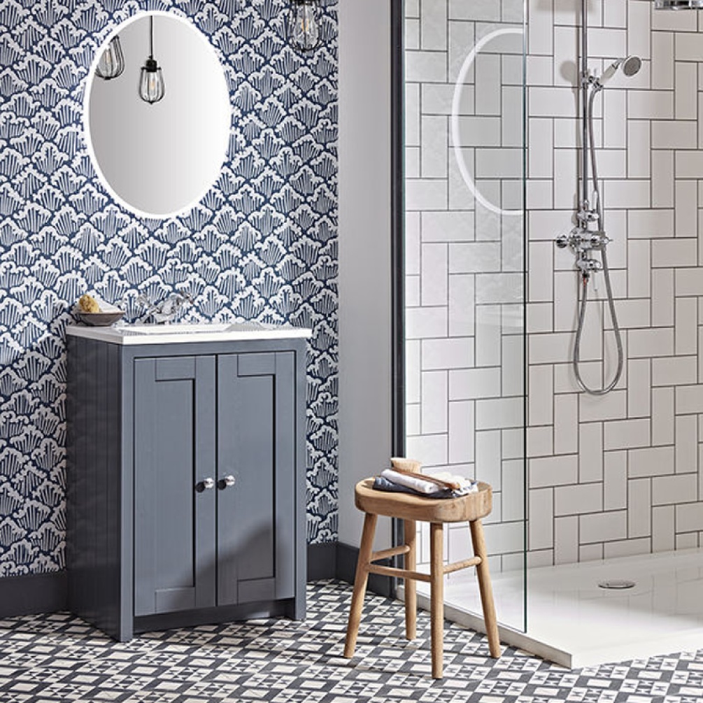 Tavistock Lansdown 600mm Underslung Vanity Unit & Worktop - Image 1