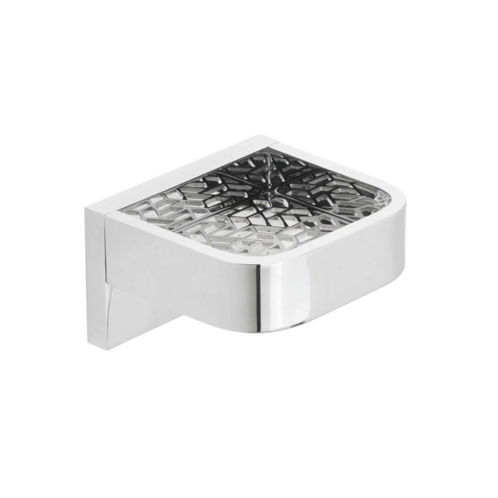 Photo of Vado Omika 100mm Bathroom Shelf with Geometric Insert