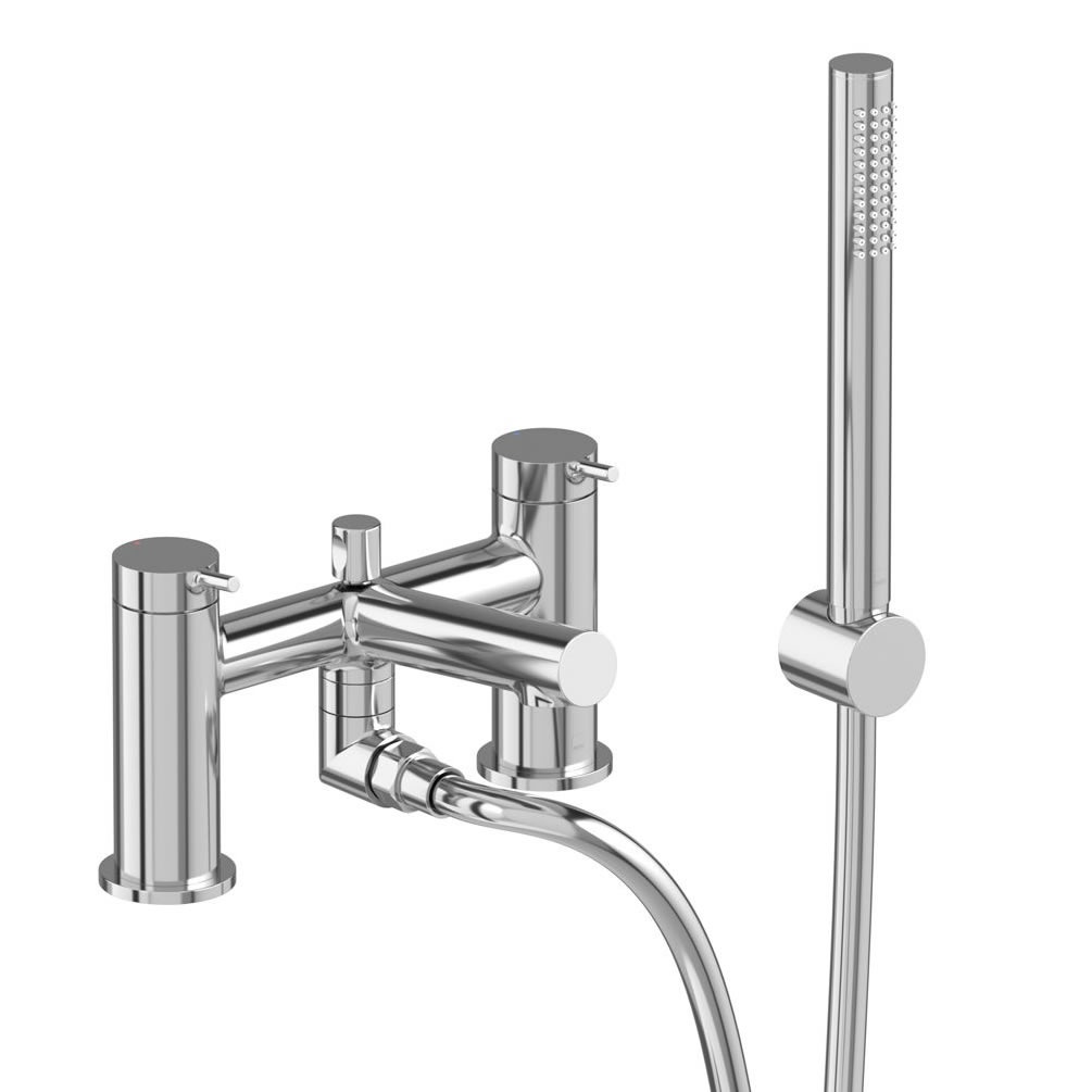 Vado Safari Lever Chrome Deck Mounted Bath Shower Mixer