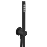 Vado Safari Matt Black Single Function Mini Shower Kit With Outlet