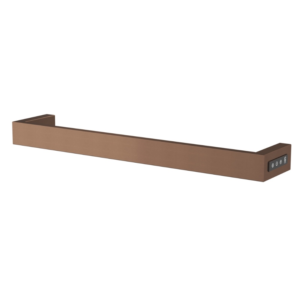 JTP Zen Brushed Bronze Designer Heated Towel Rail Cut Out