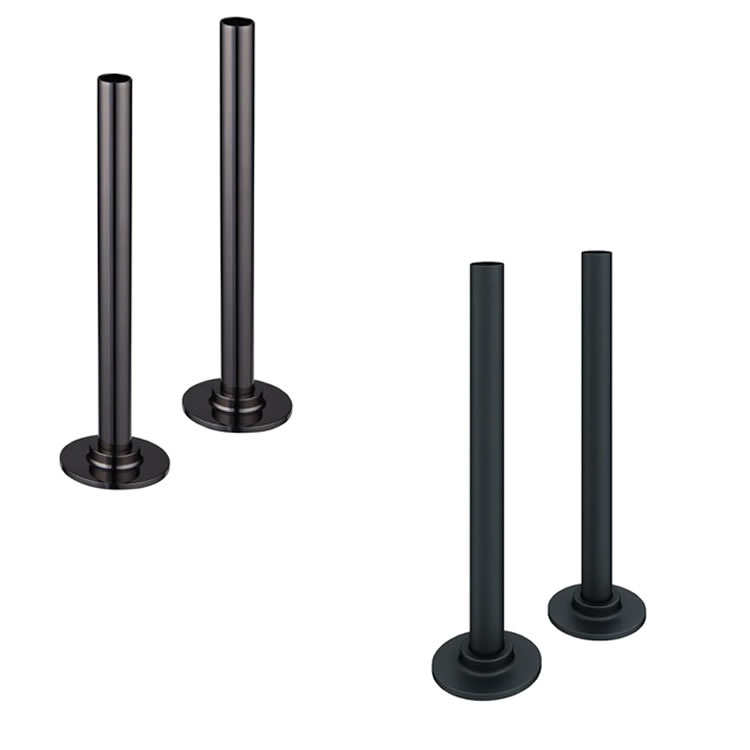 JTP Black Radiator Valve Pipes & Flanges Sanctuary Bathrooms