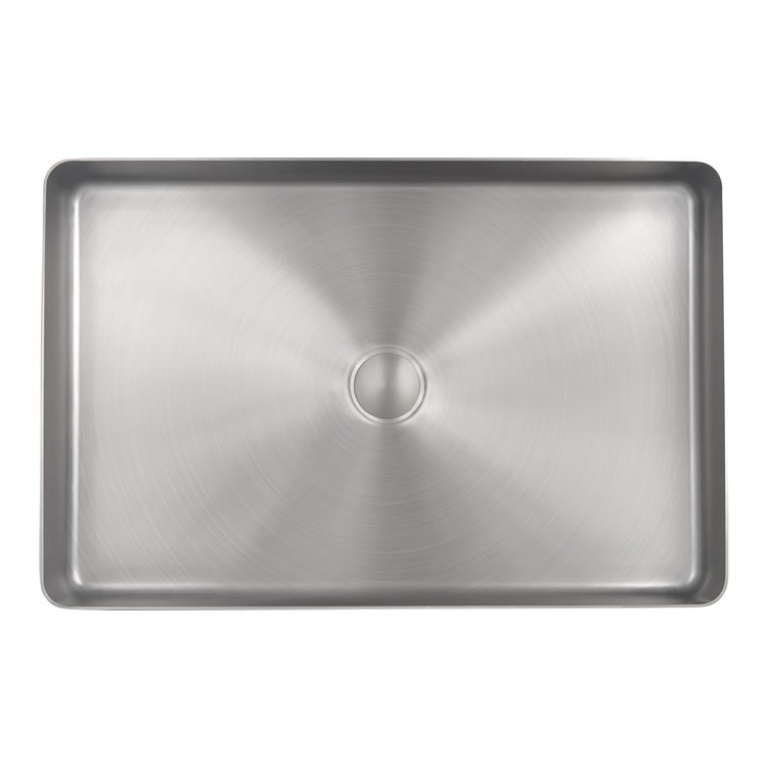 JTP Inox Brushed Stainless Steel Countertop Basin IXCTS520
