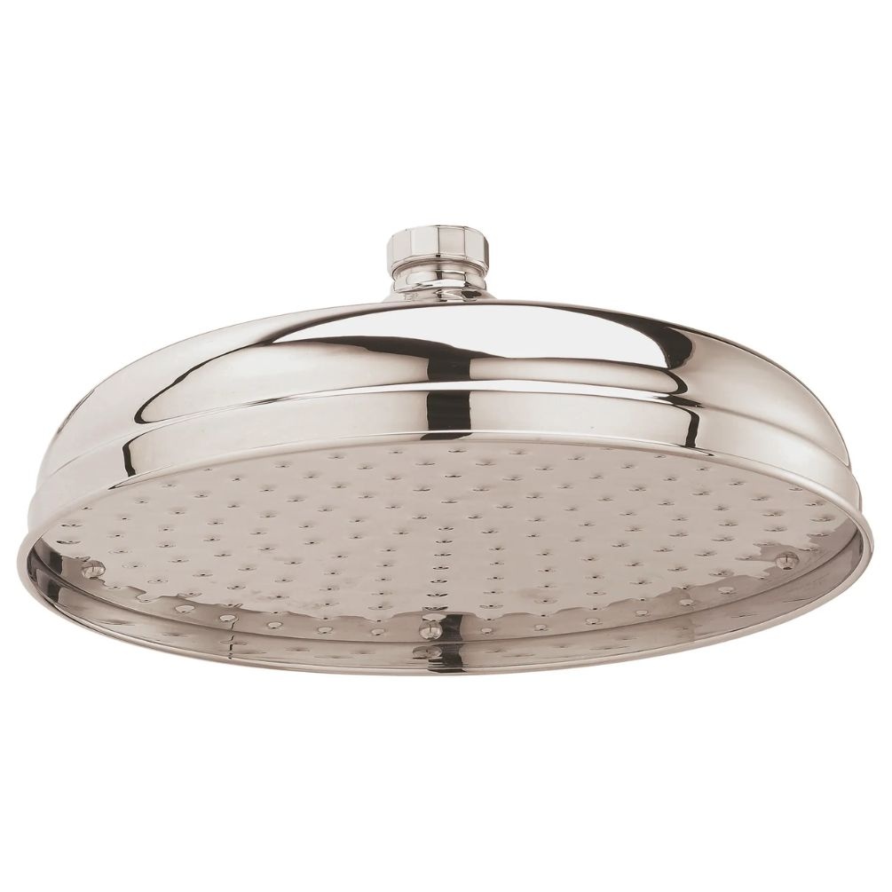 BC Designs Victrion Brushed Nickel 12" Round Shower Head Cut Out