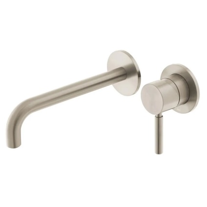Cutout image of Vado Individual Origins Brushed Nickel Wall-Mounted Basin Mixer