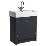 Photo of Roper Rhodes Hampton 700mm Slate Grey Vanity Unit and Basin 