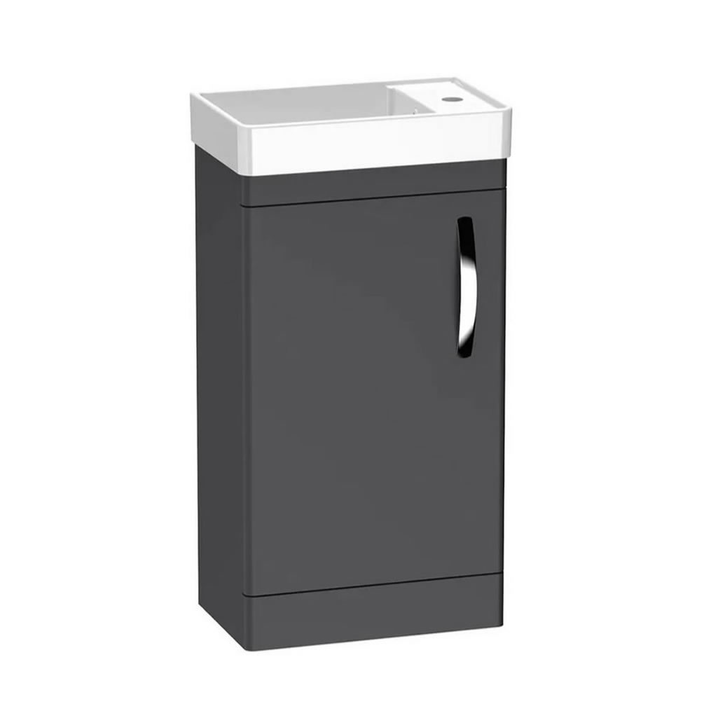 Tavistock Compass 450mm Matt Storm Grey Freestanding Unit & Basin