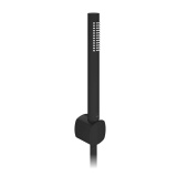 Vado Cameo Matt Black Single Function Mini Shower Kit