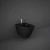 Photo Of RAK Feeling Matt Black Wall Hung Bidet