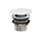 Britton Click Clack Bath Waste with Natural Stone Cover - unslotted
