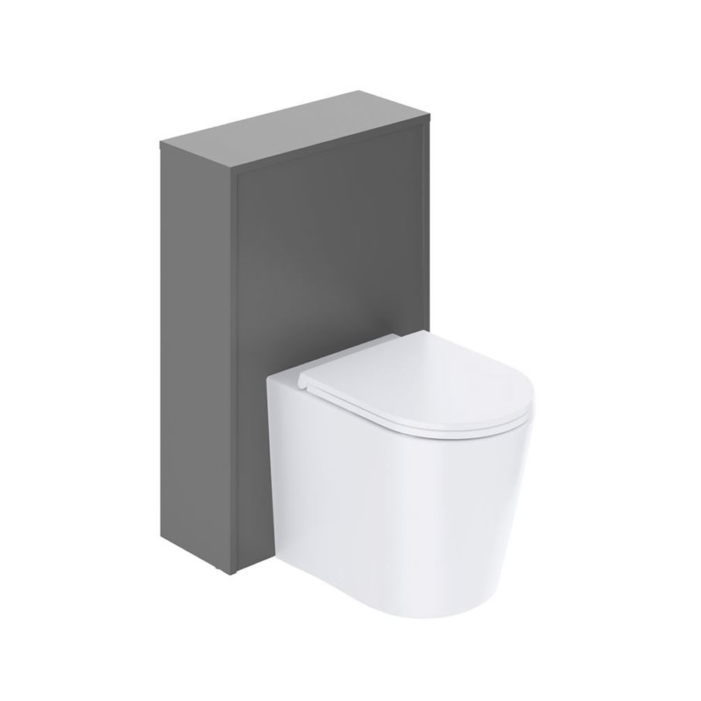 Vado Safari Charcoal Grey Back To Wall WC Unit - Image 1