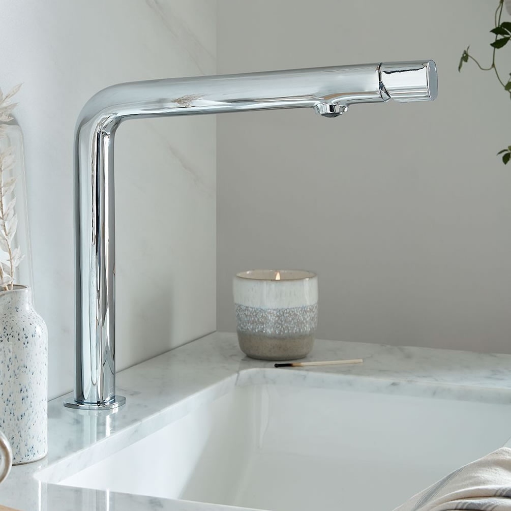 Lifestyle image of Vado Cameo Leverless Kitchen Mixer