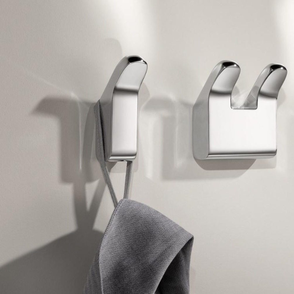 Product Lifestyle image of Keuco Collection Moll Chrome Towel Hook 12715 010000