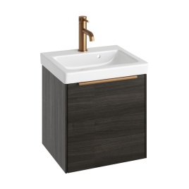 Product Cut out image of the Abacus Concept Simple S3 Lava 450mm Basin & Vanity Unit