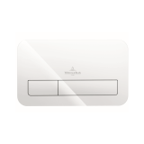 Photo of Villeroy and Boch Viconnect M200 Glass Gloss White Dual Flush Plate
