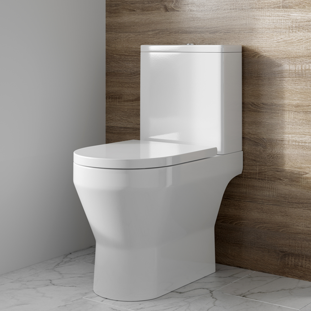 Lifestyle Photo of Britton Bathrooms Curve2 Open Back Close Coupled WC & Seat