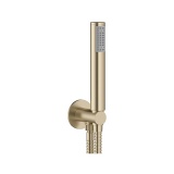 Product Cut out image of the Crosswater MPRO Brushed Brass Handset Package
