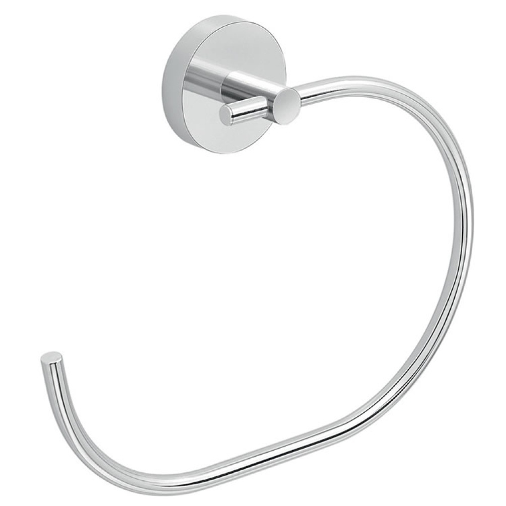 Cutout image of Origins Living Gedy Eros Towel Ring chrome.