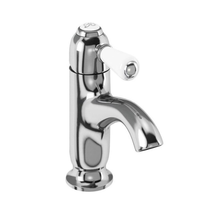 Product Cut out image of the Burlington Chelsea Curved Basin Mixer