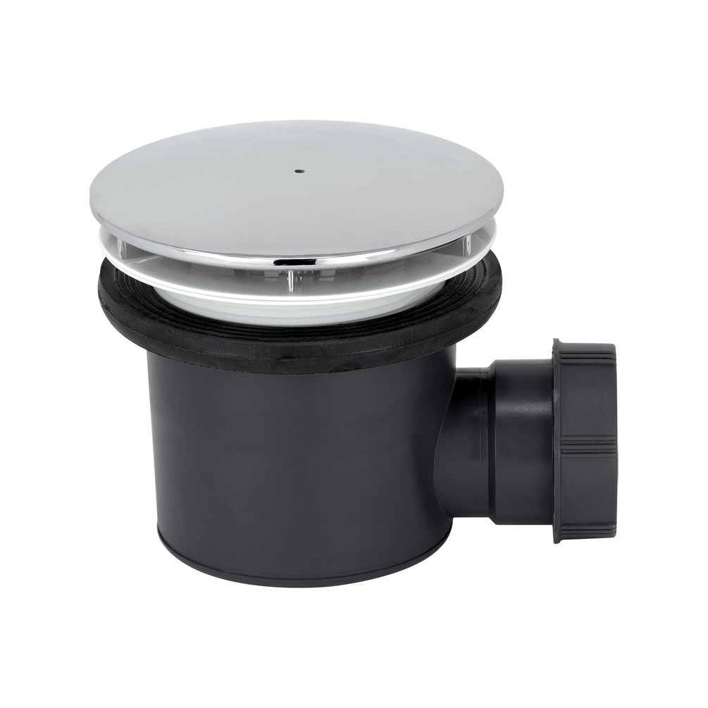 Wirquin Chrome Plated Freestanding Bath Waste And Overflow Combo - View #8