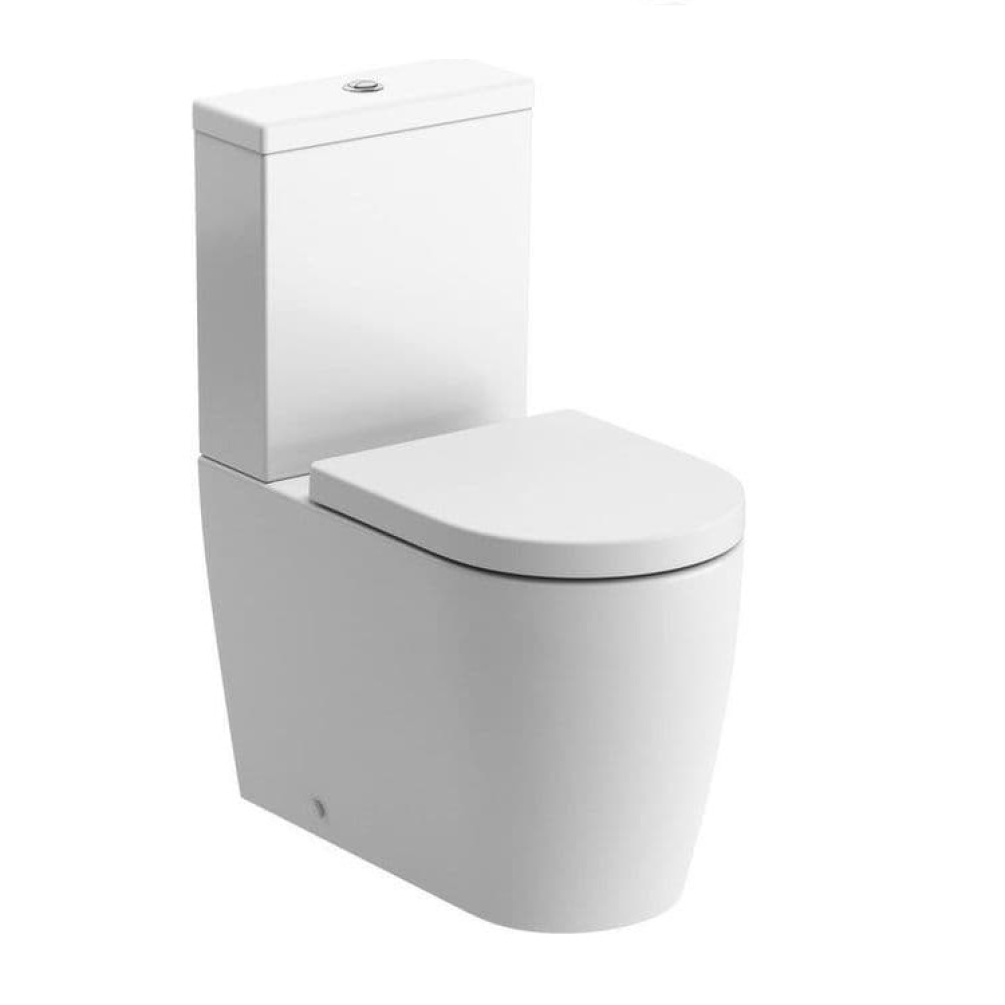 Product cut out image of Zero 3 Rimless Closed Back Close Coupled Toilet & Soft Close Seat ZERO3RCBCC