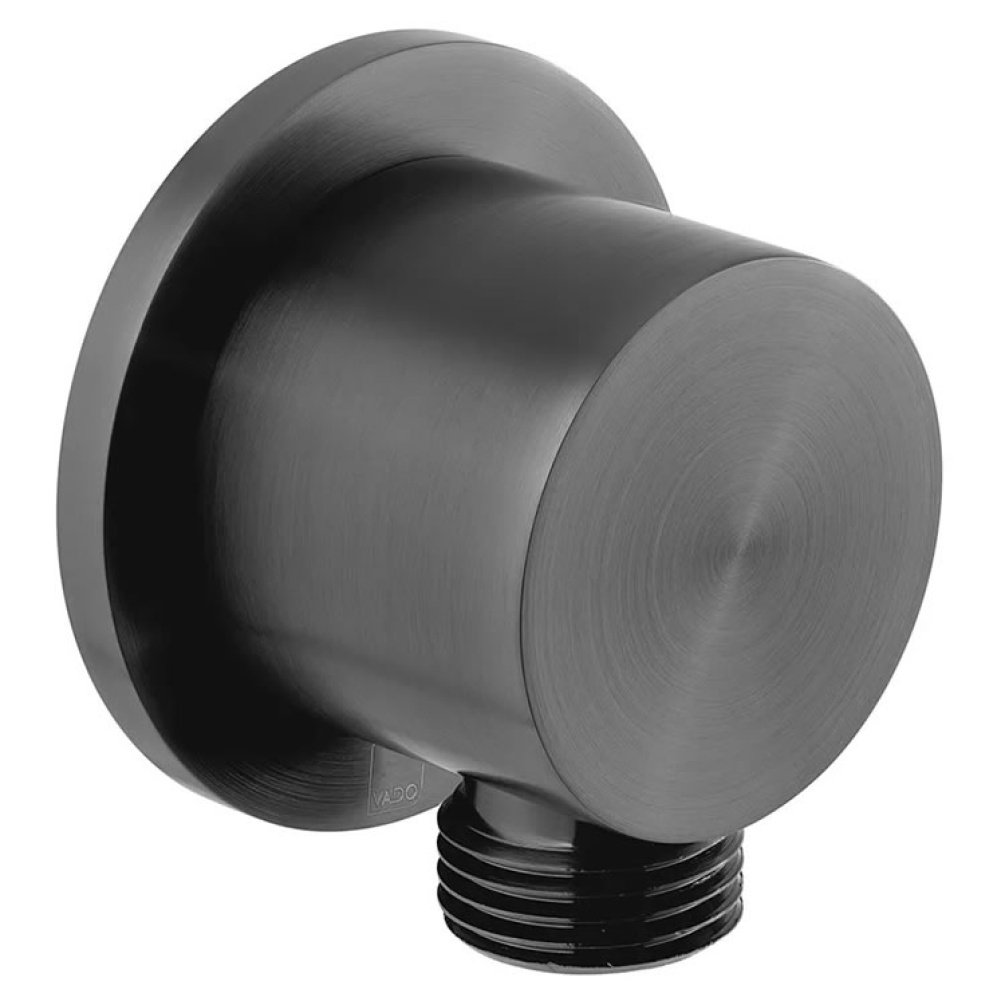 Cutout image of Vado Individual Brushed Black Wall Outlet