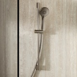 Crosswater Brushed Nickel Riser Rail Shower Kit with Outlet Lifestyle