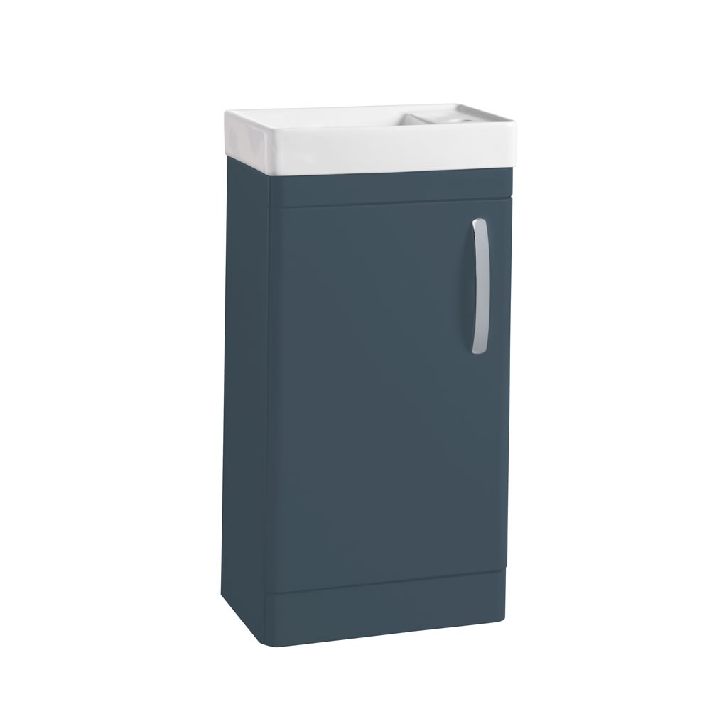 Tavistock Compass 450mm Matt Oxford Blue Freestanding Unit & Basin