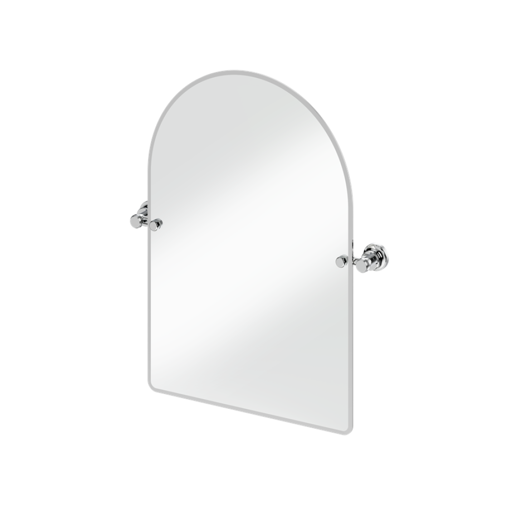 Burlington Chrome Arch Mirror With 1909 Fixings