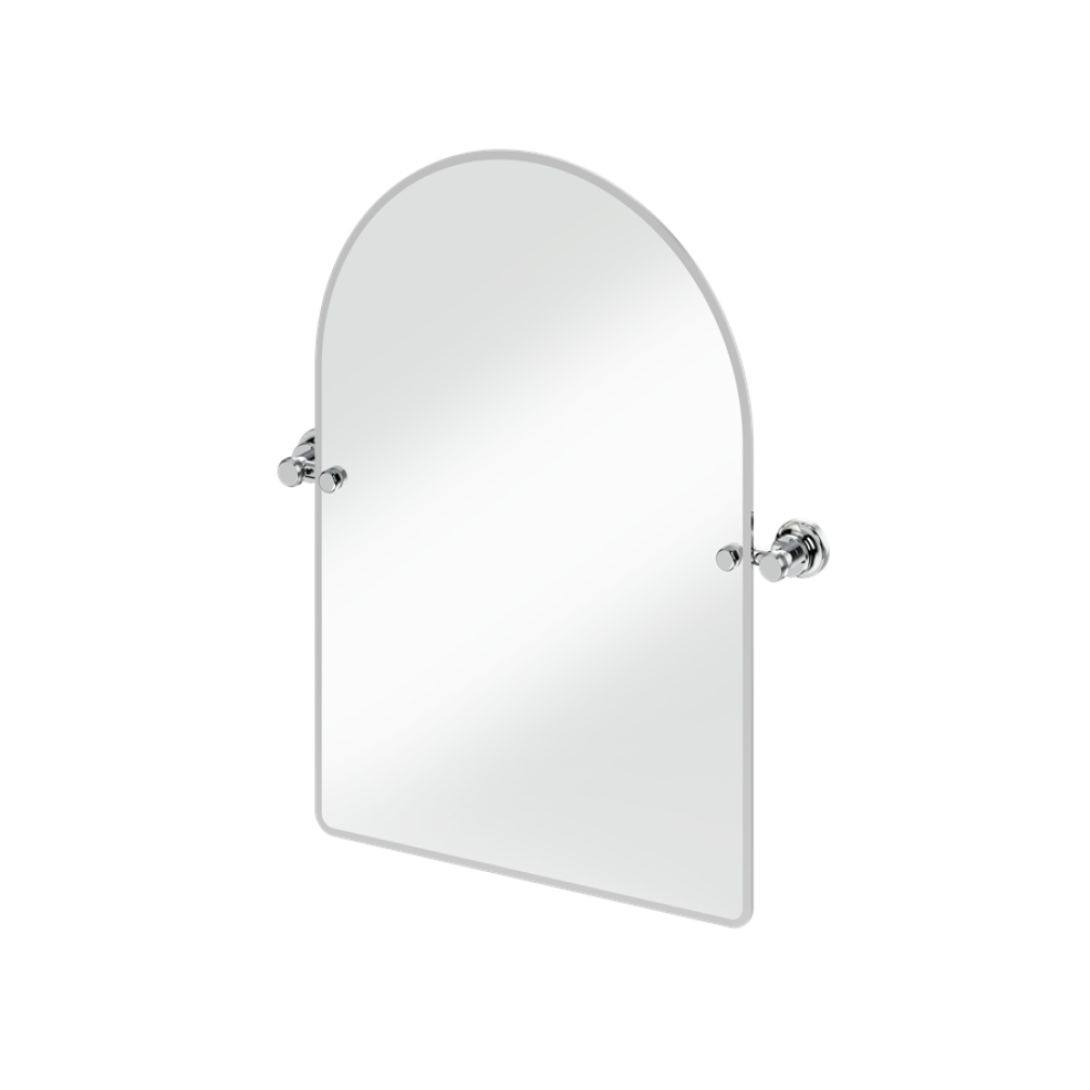 Burlington Chrome Arch Mirror With 1909 Fixings