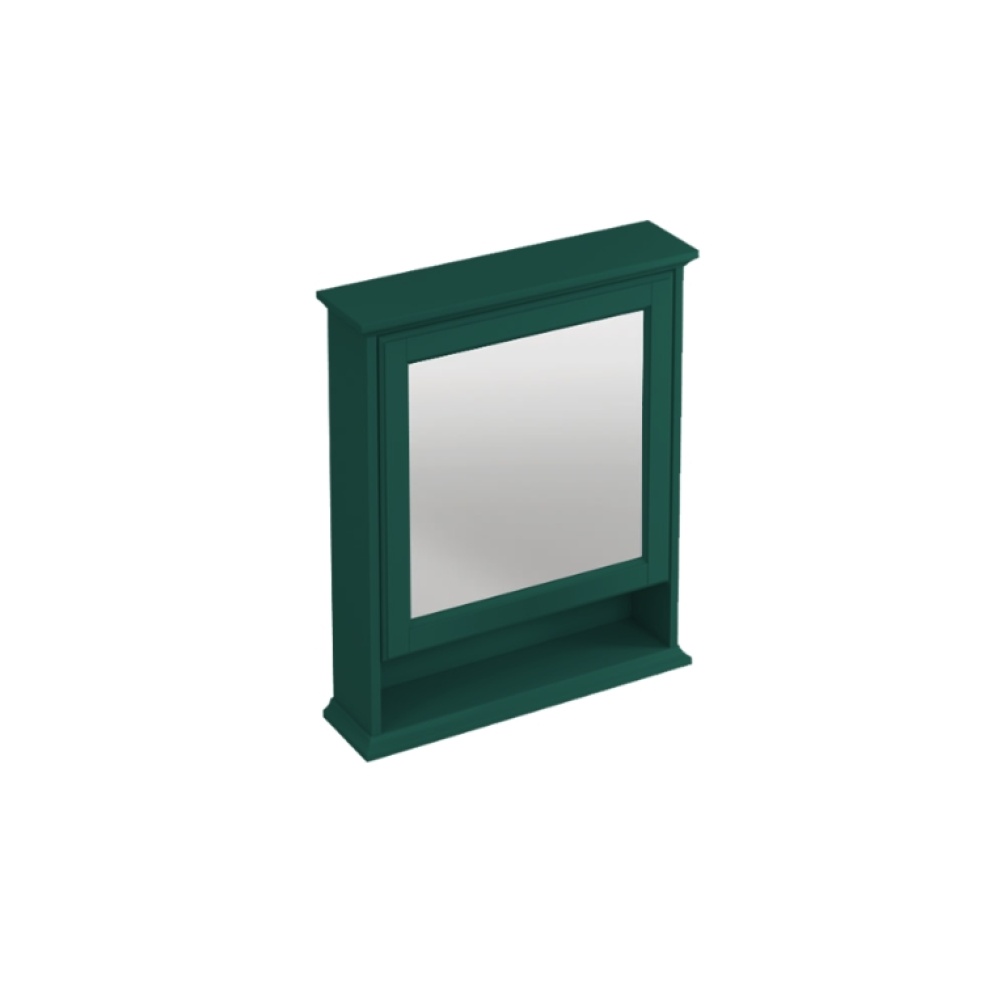 Product Cut out image of the Burlington Matt Green 600mm Mirror Cabinet