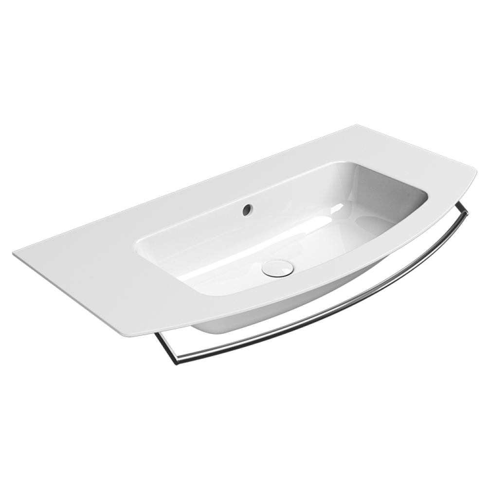 Photo of GSI Pura 102 x 52 Wall Hung Basin Cutout