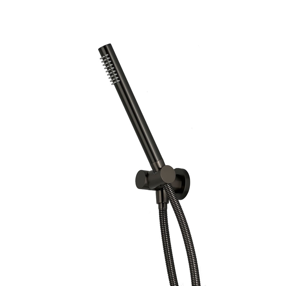 Cutout image of TED Gunmetal Grey Wall-Mounted Shower Handset Kit