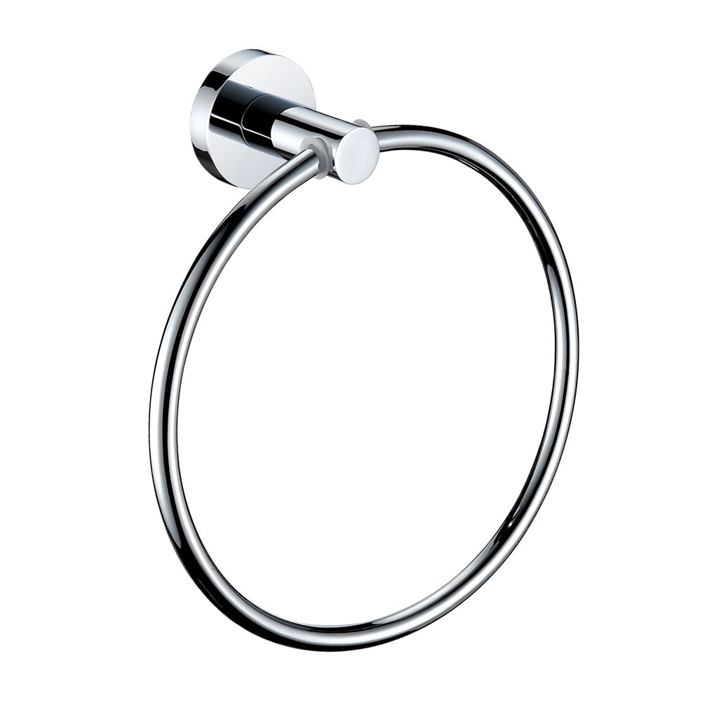 Heritage Lullington Chrome Towel Ring