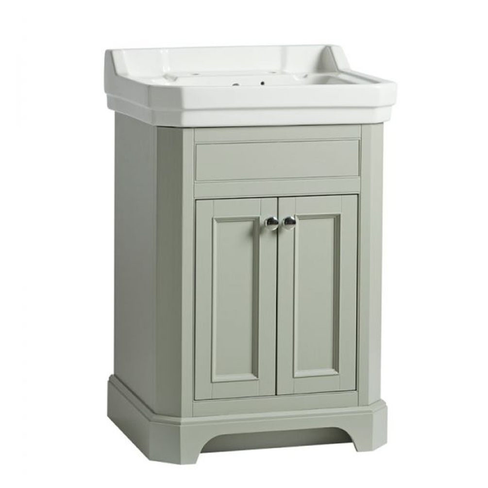 Photo of Tavistock Vitoria Pebble Grey 600mm Freestanding Unit & Basin