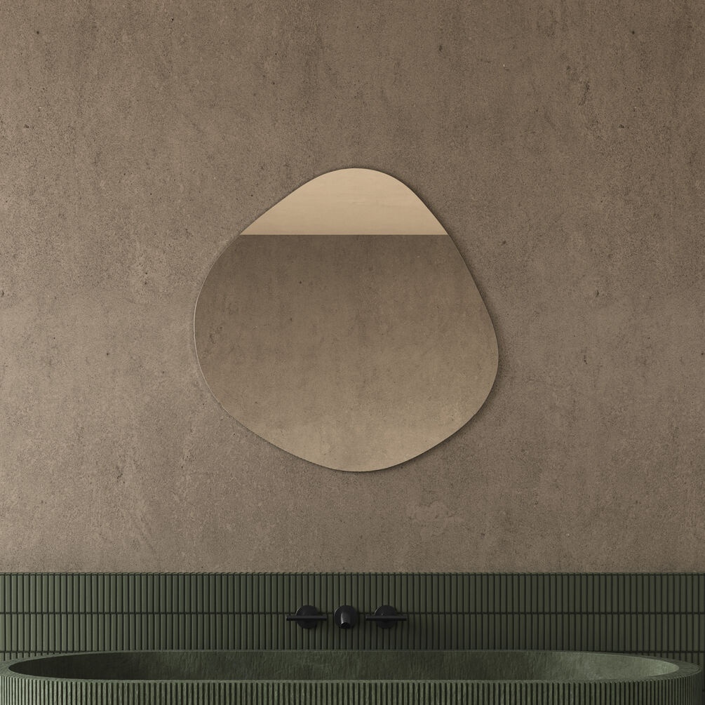 Lifestyle image of Origins Living Slim Organic 800mm Mirror