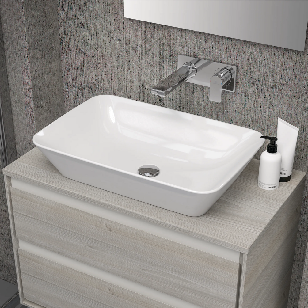 Lifestyle image of Ideal Standard Connect Air Cube 600mm Countertop Basin