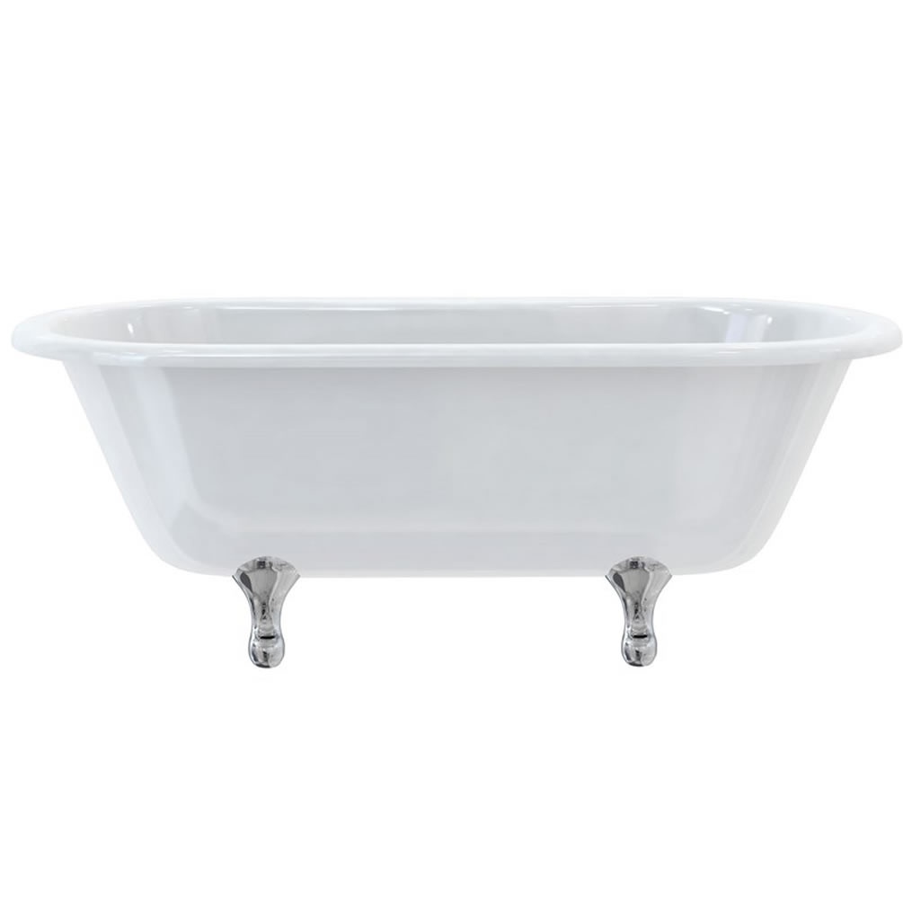 Burlington Windsor 1700mm Freestanding Bath With Chrome Classical Feet