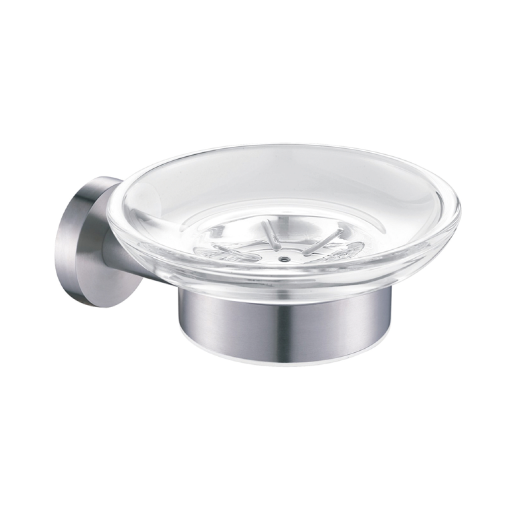 Photo of JTP Inox Brushed Stainless Steel Soap Dish Cutout